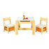 Kids Table and Chairs Set with Toys Storage Box