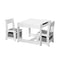 Kids Table and Chairs Set with Toys Storage Box Grey