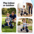 Tricycle Bike, Kids Bike with 3 wheels, basket Carbon Steel 68cm Blue