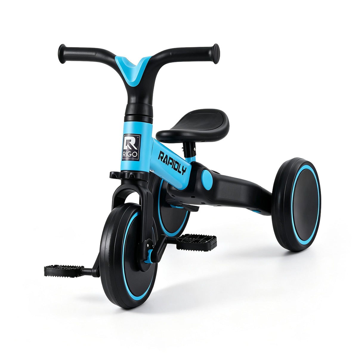 Kids Tricycle Bike, 3 Wheel Carbon Steel Trike, 70cm, Blue Colour Combo