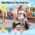 RIGO Tricycle Bike, Kids Bike with 3 wheels, Carbon Steel 70cm White