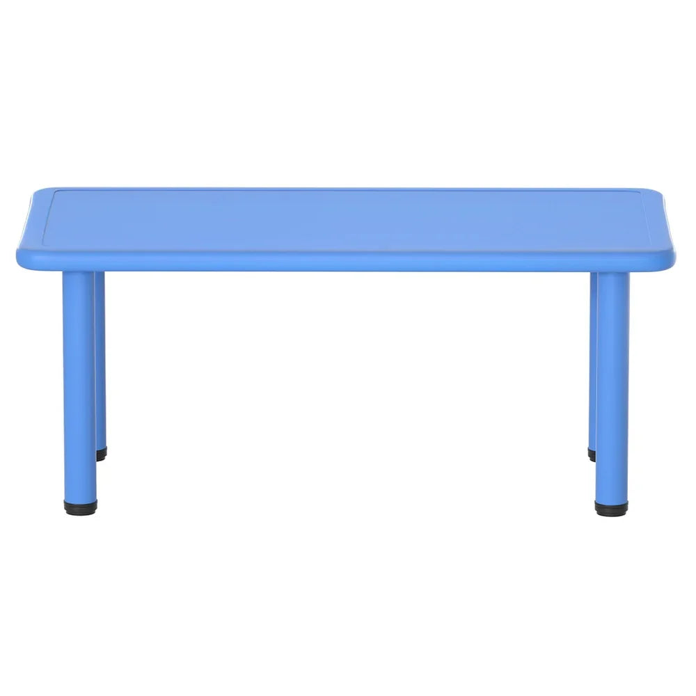 Kids Table Plastic Square Activity Study Desk 60X120CM
