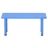 Kids Table Plastic Square Activity Study Desk 60X120CM