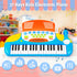 Kids Piano Keyboard 37 Keys Electronic Musical Instrument Set w/ Stool Microphone