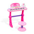 Kids Piano Keyboard 37 Keys Electronic Musical Instrument Set w/ Stool Microphone