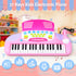 Kids Piano Keyboard 37 Keys Electronic Musical Instrument Set w/ Stool Microphone