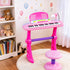 Kids Piano Keyboard 37 Keys Electronic Musical Instrument Set w/ Stool Microphone