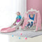 Kids 3‑in‑1 Swing & Slide Set – Slide, Swing, Basketball Hoop, HDPE Pink