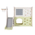 Keezi 5-in-1 Kids Slide Climbing Frame Basketball Hoop Play Set Blocks 3+