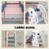 Kids Slide Set Basketball Hoop Ring Outdoor Playground Toy Rabbit 147cm