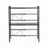 Artiss Kitchen Bakers Rack 40-60CMX78CM Metal Microwave Stand Black