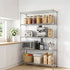 5‑Tier Metal Shelving Unit – Heavy‑Duty 180kg/Tier, 120×45×179cm, Silver
