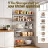 5‑Tier Metal Shelving Unit – Heavy‑Duty 180kg/Tier, 120×45×179cm, Silver