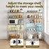 5‑Tier Metal Shelving Unit – Heavy‑Duty 180kg/Tier, 120×45×179cm, Silver