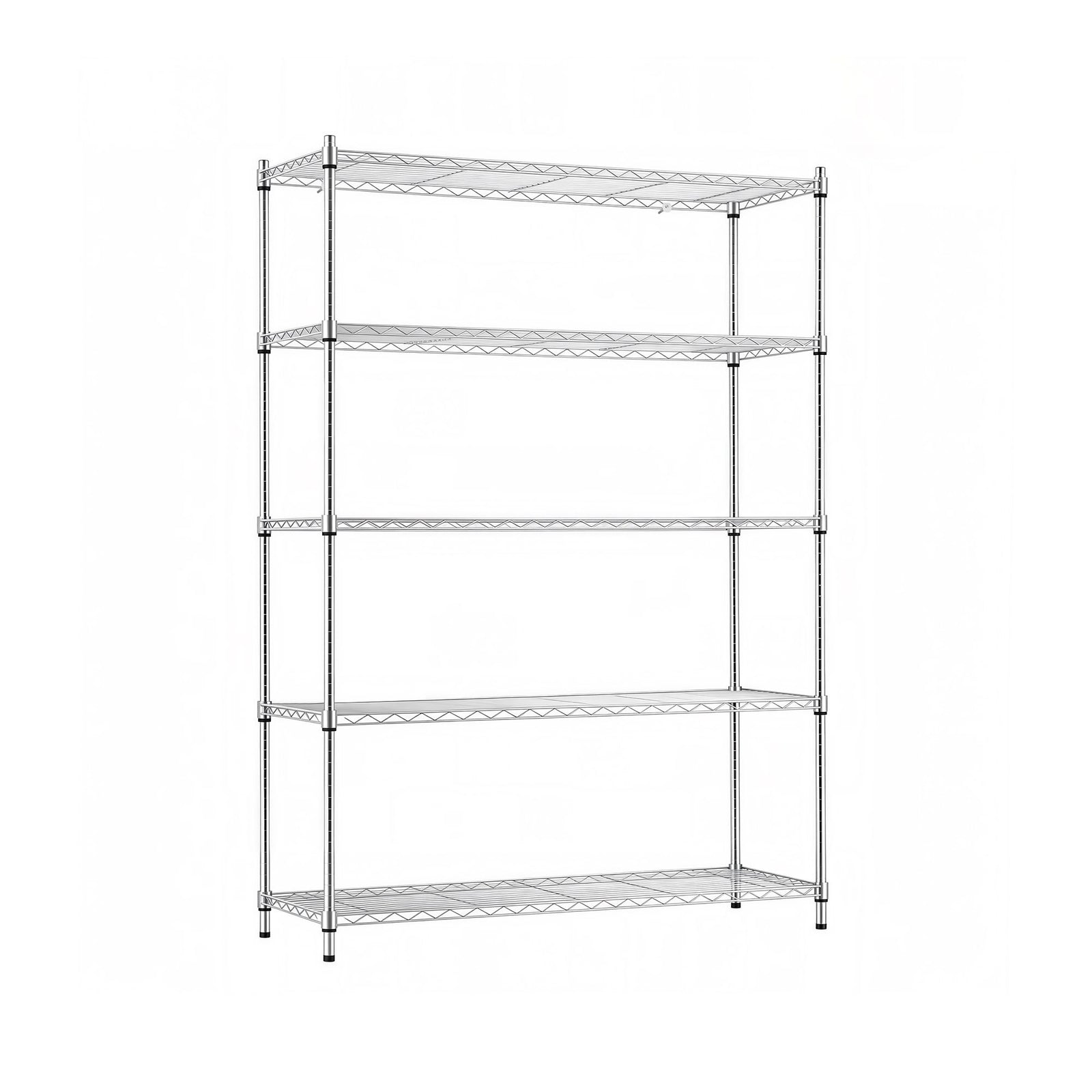 5‑Tier Metal Shelving Unit – Heavy‑Duty 180kg/Tier, 120×45×179cm, Silver