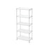 Kitchen Rack 5‑Tier 60×35×150cm – Metal Storage Shelving Unit, 50kg/Tier, Silver