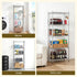 Kitchen Rack 5‑Tier 60×35×150cm – Metal Storage Shelving Unit, 50kg/Tier, Silver
