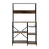 5-Tier Kitchen Rack with Power Outlets 90CMX153CM Microwave Storage Shelf