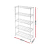5‑Tier Metal Kitchen Rack – 90×35×182cm, 75kg/Tier, Heavy‑Duty Storage