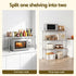 5‑Tier Metal Kitchen Rack – 90×35×182cm, 75kg/Tier, Heavy‑Duty Storage
