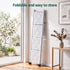 5-Tier Foldable Kitchen Bakers Rack 71x160cm Microwave Stand White