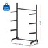 Weisshorn Kayak Storage Rack 3-Tier Canoe SUP Paddleboard Garage 80kg Casters