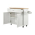 Kitchen Trolley Rolling Storage Cart with Drawer & Towel Rack