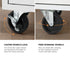 Kitchen Trolley Rolling Storage Cart with Drawer & Towel Rack