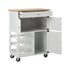 Kitchen Trolley Rolling Serving Cart Drawer w/ Wine Racks
