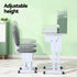 Kids Study Desk Chair Set Adjustable Ergonomic Table LED Lamp Green