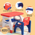 Kids Table and Chair Set HDPE Toddler Activity Play Set Orange/Yellow