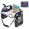 Kids Travel Tray Car Seat Lap Desk Portable Car Desk Organiser for Car & Airplane Blue