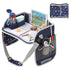 Kids Travel Tray Car Seat Lap Desk Portable Car Desk Organiser for Car & Airplane Blue