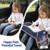 Kids Travel Tray Car Seat Lap Desk Portable Car Desk Organiser for Car & Airplane Blue
