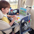 Kids Travel Tray Car Seat Lap Desk Portable Car Desk Organiser for Car & Airplane Blue