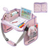 Kids Travel Tray Car Seat Lap Desk Portable Car Desk Organiser for Car & Airplane Pink