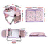 Kids Travel Tray Car Seat Lap Desk Portable Car Desk Organiser for Car & Airplane Pink