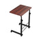 Artiss Mobile Laptop Desk Adjustable Height Stand Table Sofa Bed Dark Wood