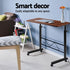 Artiss Mobile Laptop Desk Adjustable Height Stand Table Sofa Bed Dark Wood