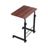 Artiss Mobile Laptop Desk Adjustable Height Stand Table Sofa Bed Dark Wood