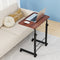 Artiss Mobile Laptop Desk Adjustable Height Stand Table Sofa Bed Dark Wood