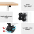 Artiss Adjustable Mobile Laptop Desk Rolling Bedside Table with Wheels Wood