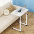 Adjustable Mobile Laptop Desk Rolling Computer Table White