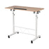 Artiss Laptop Desk Table Adjustable 80CM Light Wood