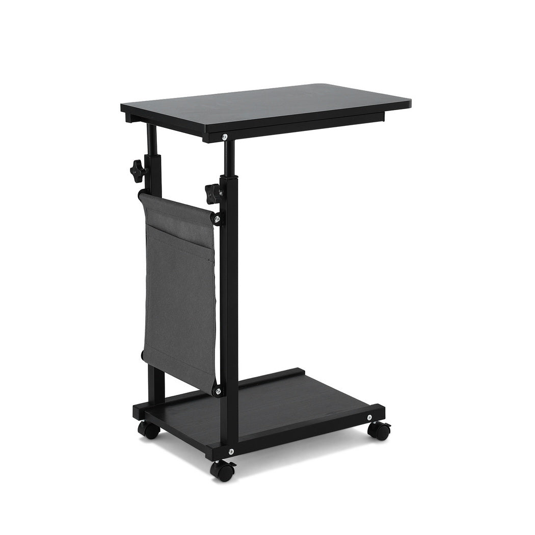 Laptop Desk Height Adjustable Mobile Workstation Computer Desks 48CM Black