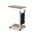 Laptop Desk Height Adjustable Mobile Workstation Computer Desks 48CM Oak