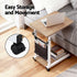 Laptop Desk Height Adjustable Mobile Workstation Computer Desks 48CM Oak
