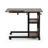 Adjustable Laptop Desk – Tiltable C‑Shape Table, Wheels, 80cm, Rustic Brown