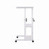 Artiss Laptop Desk Height Adjustable Mobile Workstation Computer Desks 60CM White