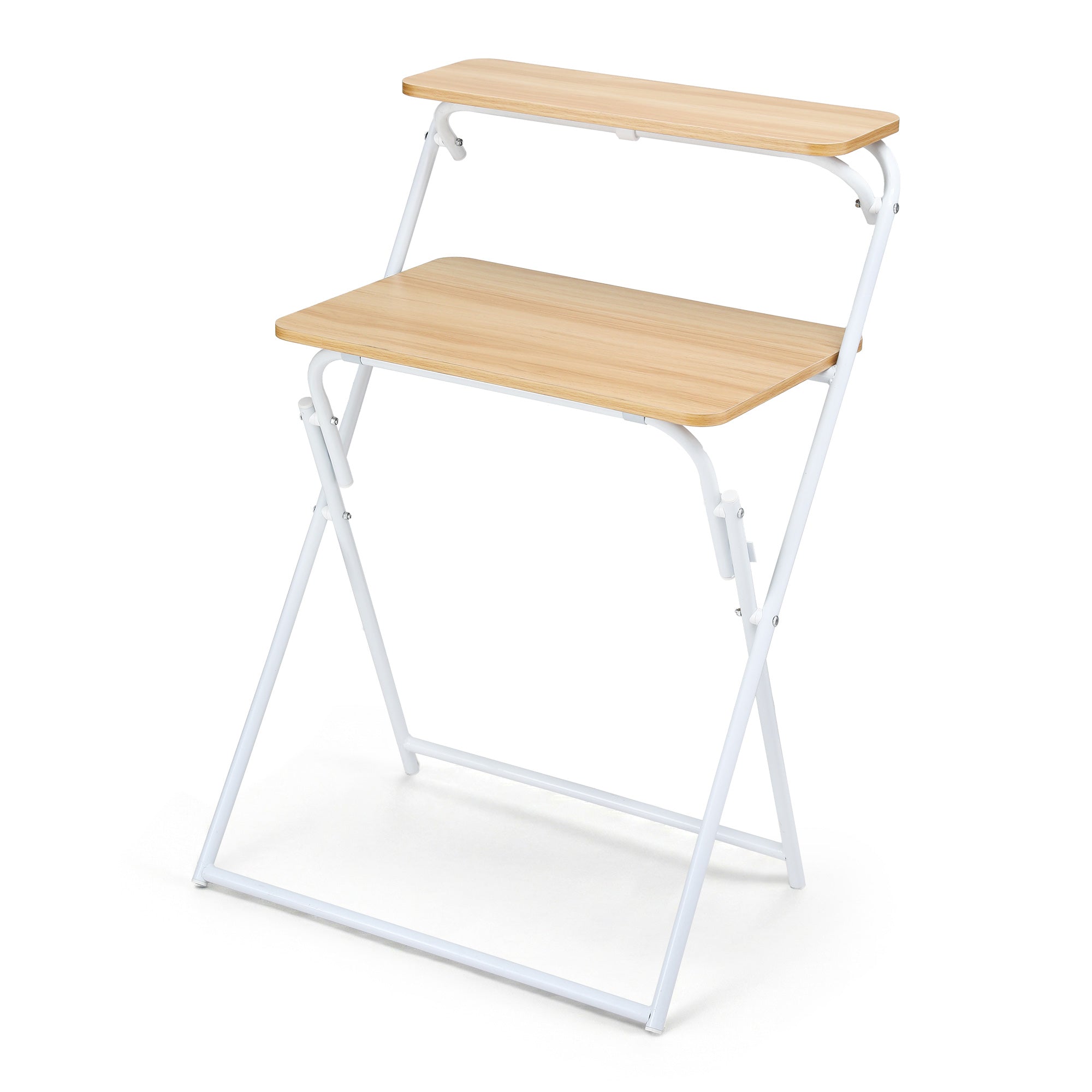 Laptop Desk Foldable Study Desk Home Office Oak